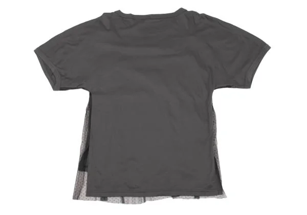TSUMORI CHISATO Front Pin Dot Tulle Layered T shirt  K-153862_010