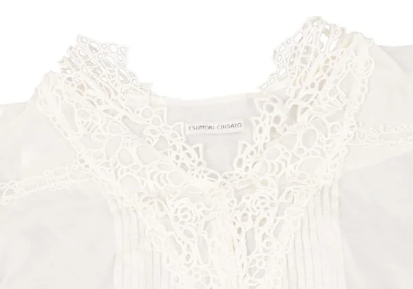 TSUMORI CHISATO Cotton Silk Lace Switching Top K-153873_004
