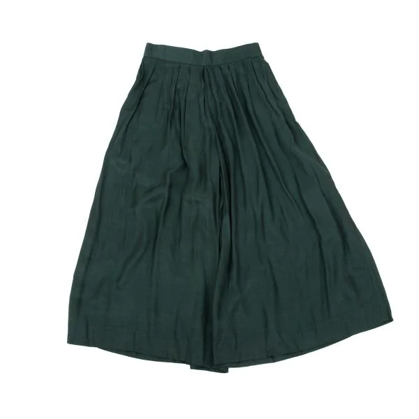 TSUMORI CHISATO Gathered Wide Pants Dark Green 1 K-153876_001