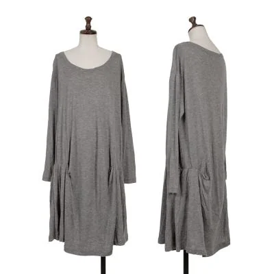 zucca Tencel Wool Side Tuck Dress