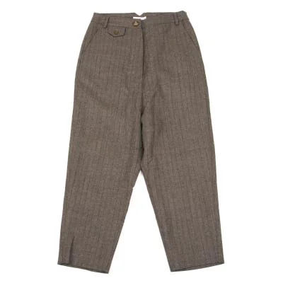 Vivienne Westwood Red Label Wool Stripe Dropped Crotch Pants