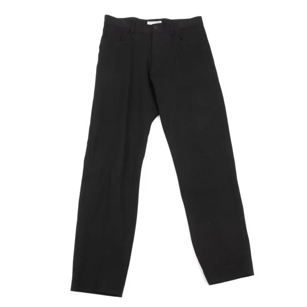 EMPORIO ARMANI Nylon Stretch Straight Pants Black 46 K-153920_001