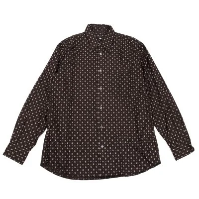 HELMUT LANG Flower Print Cotton Shirt