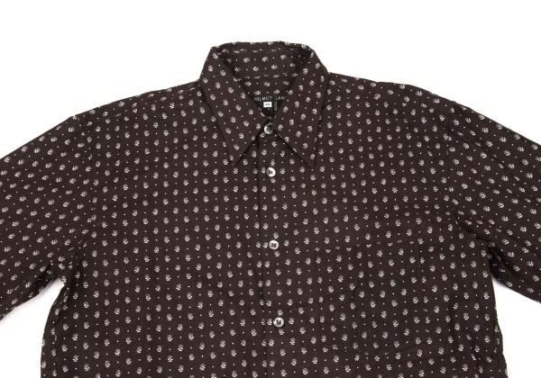 HELMUT LANG Flower Print Cotton Shirt K-153925_002