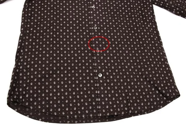 HELMUT LANG Flower Print Cotton Shirt K-153925_008