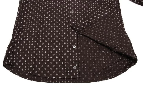 HELMUT LANG Flower Print Cotton Shirt K-153925_011