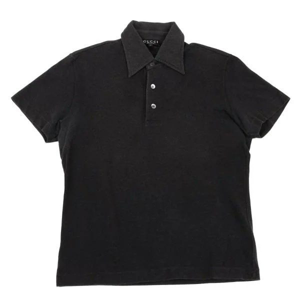 GUCCI Point Embroidery Polo Shirt Navy S K-153928_001