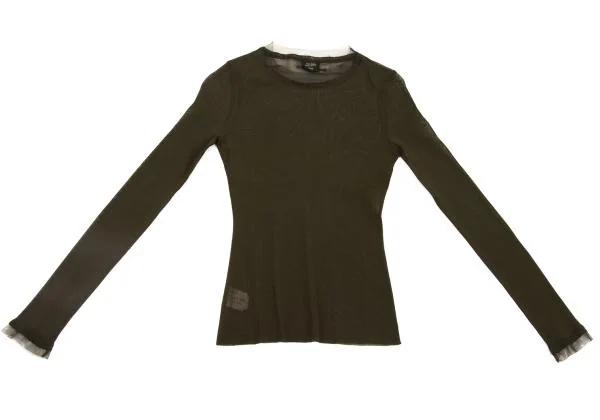 Jean Paul GAULTIER FEMME Mesh Switching T Shirt K-153936_002