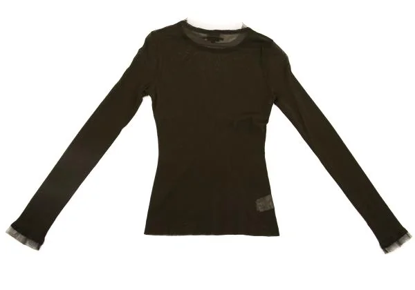 Jean Paul GAULTIER FEMME Mesh Switching T Shirt K-153936_009