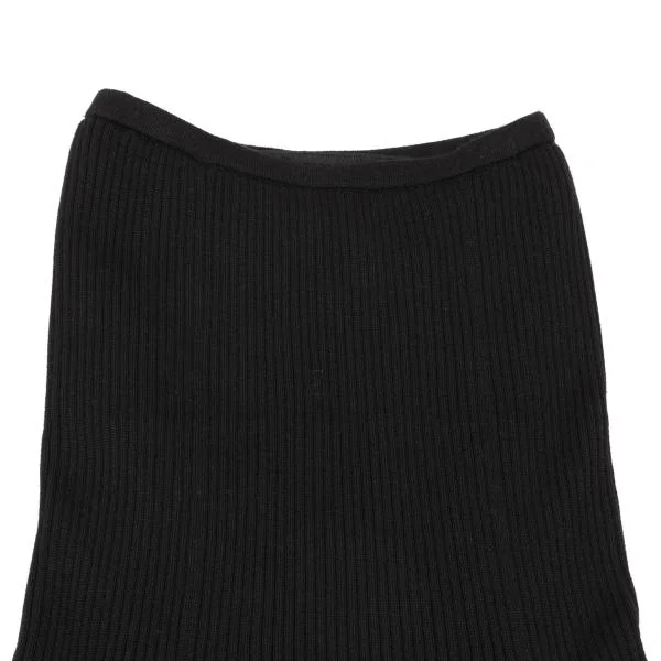 Jean Paul GAULTIER FEMME Mesh Switching Rib Knit Skirt K-153941_003
