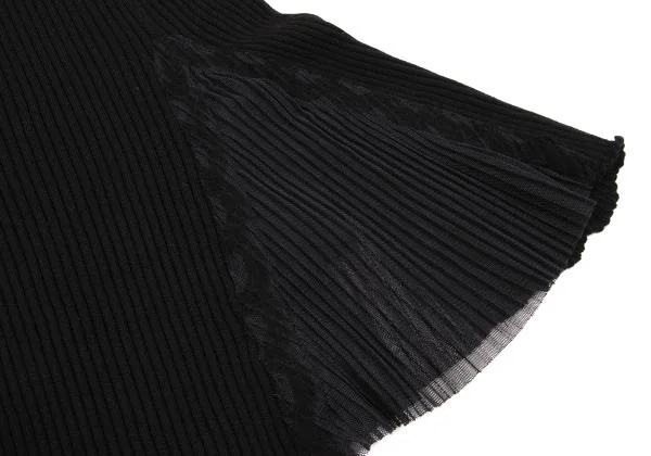 Jean Paul GAULTIER FEMME Mesh Switching Rib Knit Skirt K-153941_007