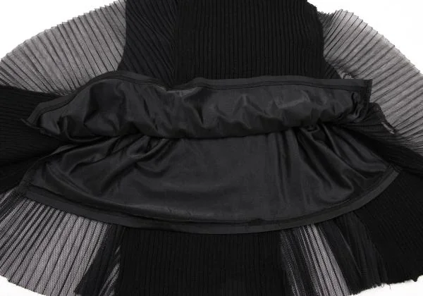 Jean Paul GAULTIER FEMME Mesh Switching Rib Knit Skirt K-153941_009