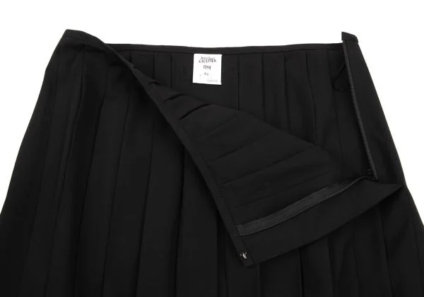 Jean Paul GAULTIER FEMME Stitch Design Pleated Wool Skirt K-153942_004