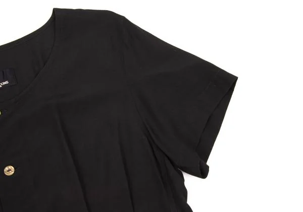 tricot COMME des GARCONS Rayon Tuck Short Sleeve Blouse K-153954_009