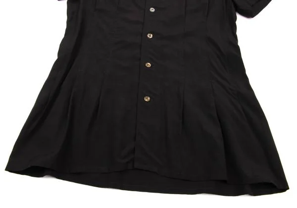 tricot COMME des GARCONS Rayon Tuck Short Sleeve Blouse K-153954_011