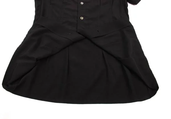 tricot COMME des GARCONS Rayon Tuck Short Sleeve Blouse K-153954_014