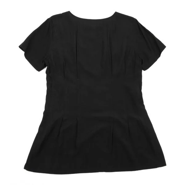 tricot COMME des GARCONS Rayon Tuck Short Sleeve Blouse K-153954_015