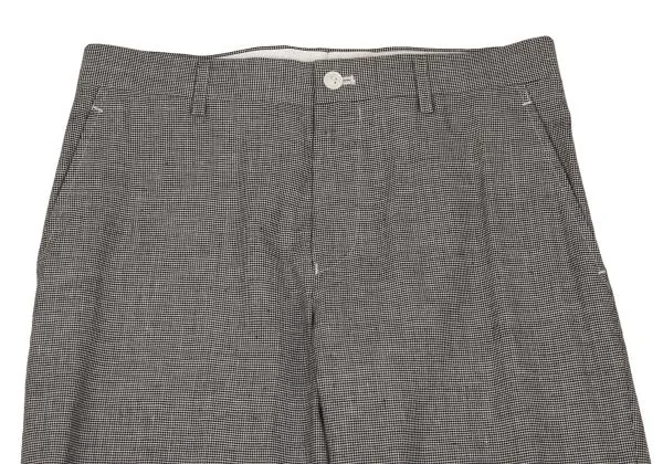 tricot COMME des GARCONS Puppytooth Cotton Linen Pants K-153988_002