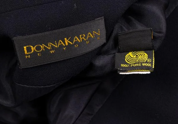 DONNA KARAN NEW YORK Gold Button Double Tailored Jacket K-154010_020