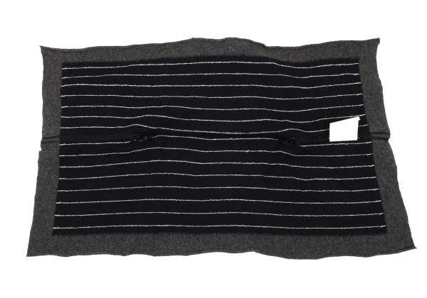 COMME des GARCONS Turtle Neck Stripe Flare Knit Top K-154045_010