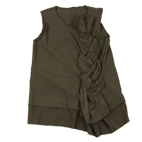 COMME des GARCONS Dyed Knot Design Sleeveless Blouse K-154047_002