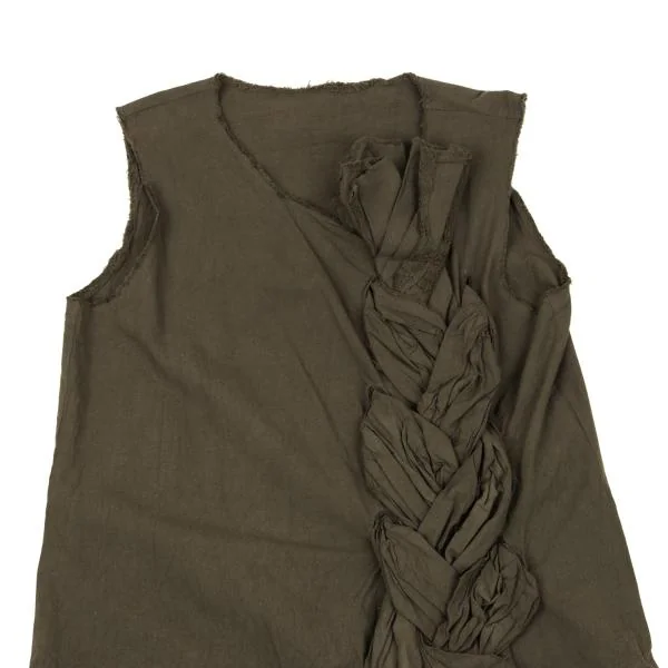 COMME des GARCONS Dyed Knot Design Sleeveless Blouse K-154047_003