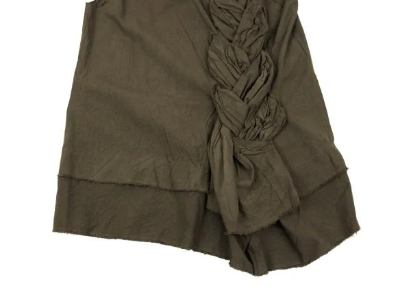 COMME des GARCONS Dyed Knot Design Sleeveless Blouse K-154047_007