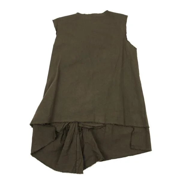 COMME des GARCONS Dyed Knot Design Sleeveless Blouse K-154047_010