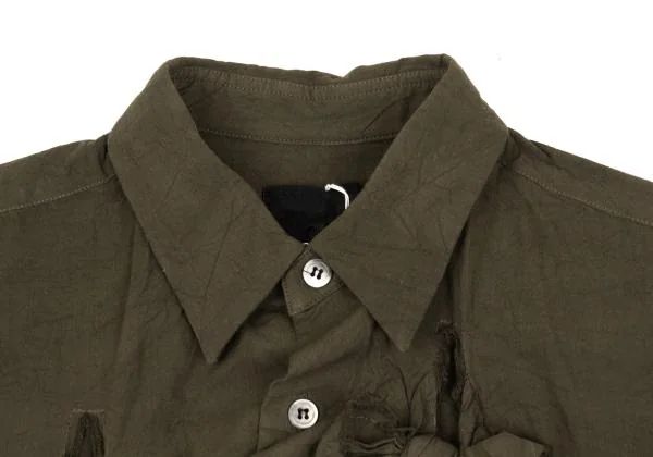 COMME des GARCONS Dyed Knot Design Long Sleeve Shirt K-154048_004