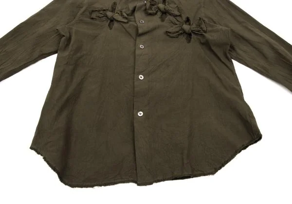 COMME des GARCONS Dyed Knot Design Long Sleeve Shirt K-154048_010