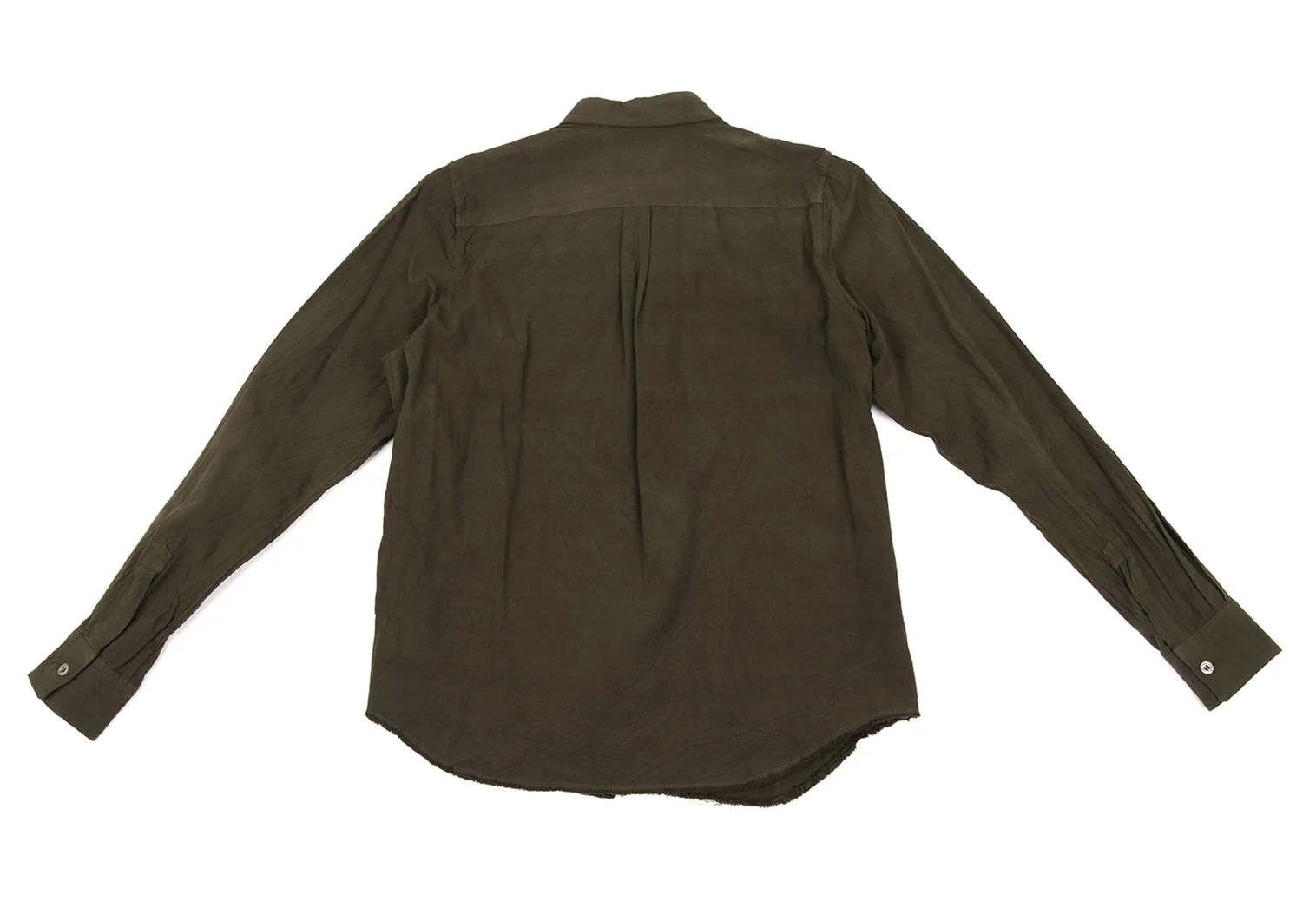 コムデギャルソンCOMME des GARCONS 製品染めノットデザイン長袖シャツ カーキM 【レディース】 新品!コムデギャルソンCOMME des GARCONS 製品染めノット