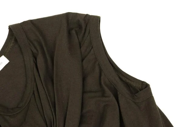 コムデギャルソンCOMME des GARCONS フロントノットデザインタンクトップ カーキM位 K-154059_005