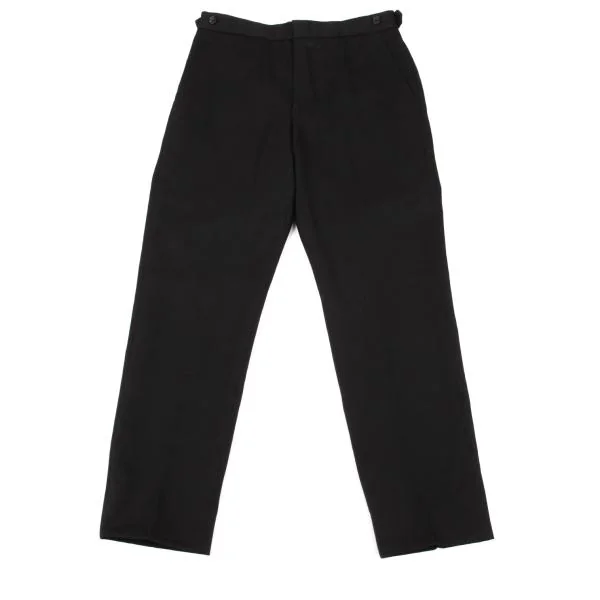 COMME des GARCONS Wool Gaba Straight Pants Black M K-154063_001