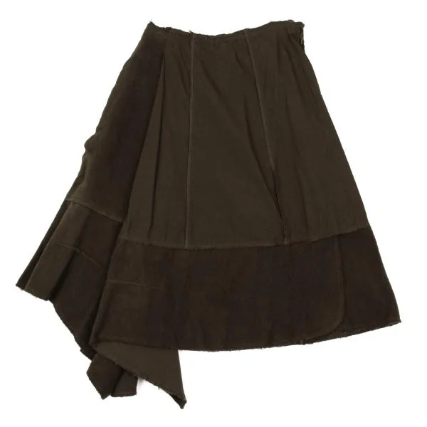 COMME des GARCONS Dyed Different Material Switching Skirt K-154065_002