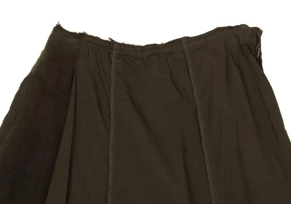 COMME des GARCONS Dyed Different Material Switching Skirt K-154065_004