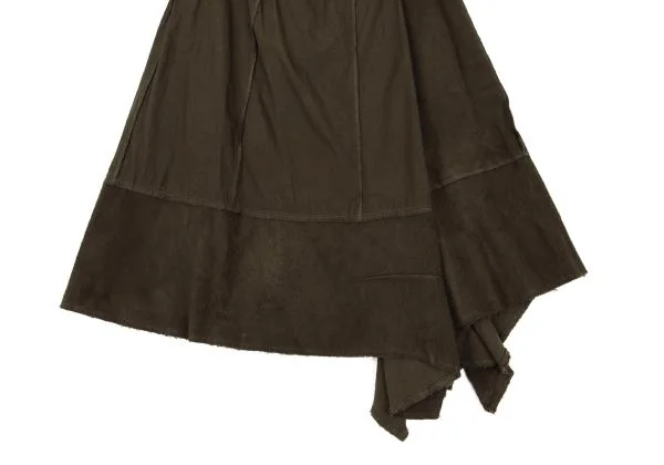 COMME des GARCONS Dyed Different Material Switching Skirt K-154065_012