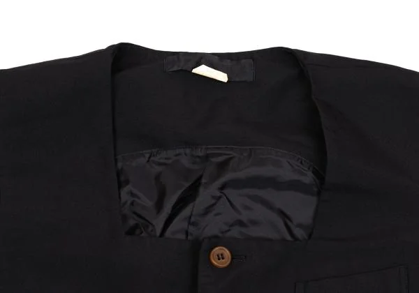コムコム コムデギャルソンCOMME des GARCONS ポリスクエアネックベスト 紺S K-154071_004