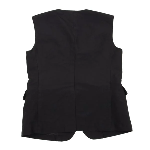 コムコム コムデギャルソンCOMME des GARCONS ポリスクエアネックベスト 紺S K-154071_011