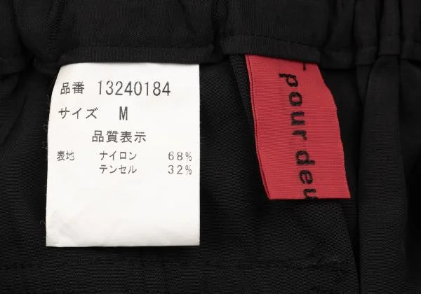 pour deux plus Nylon Hem Zip Cargo Skirt K-154091_018