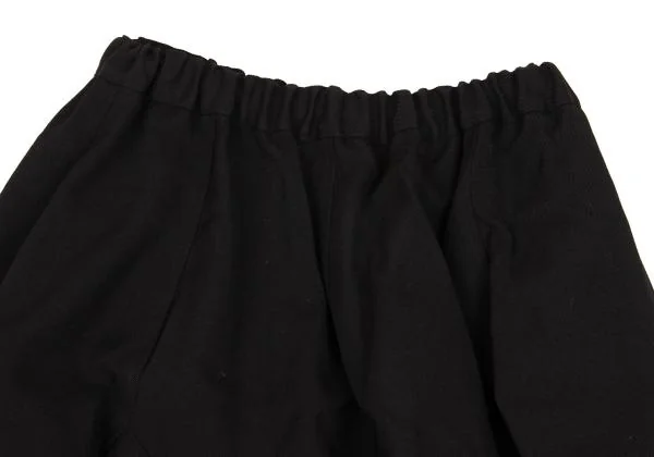 COMME des GARCONS Wool Twill Curve Switching Design Skirt K-154116_003