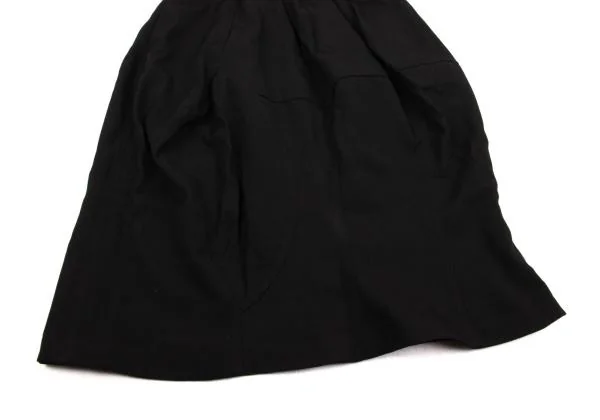 COMME des GARCONS Wool Twill Curve Switching Design Skirt K-154116_006