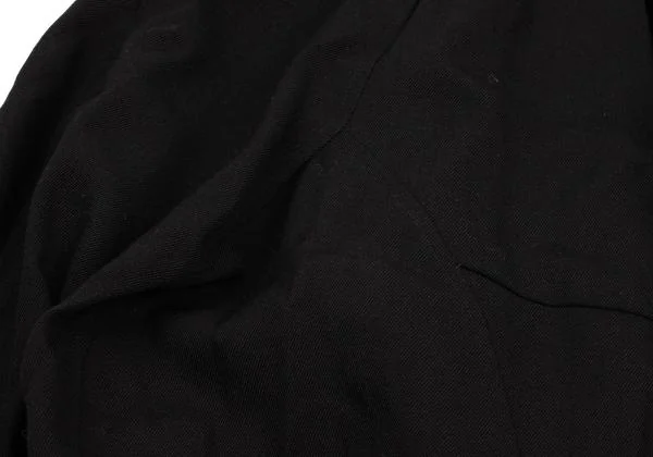 COMME des GARCONS Wool Twill Curve Switching Design Skirt K-154116_007
