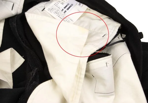comme des garcons コムコム　ワイドショーツ コムコム コムデギャルソンCOMME des GARCONS ウールストレッチ