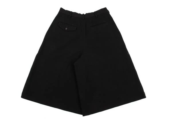 comme des garcons コムコム　ワイドショーツ コムコム コムデギャルソンCOMME des GARCONS ウールストレッチ