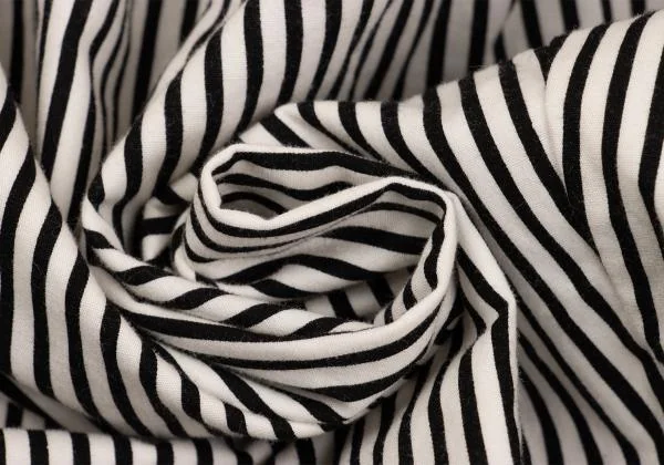 COMME des GARCONS Cotton Striped Dropped Crotch Pants K-154120_009