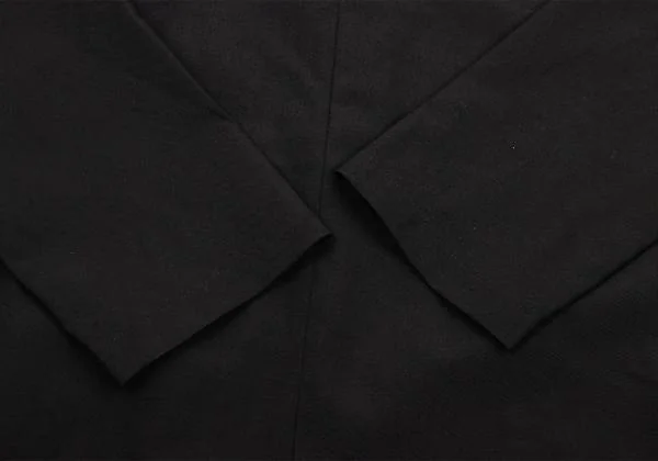 コムコム コムデギャルソンCOMME des GARCONS ウール7分袖コックジャケット 黒S K-154125_008