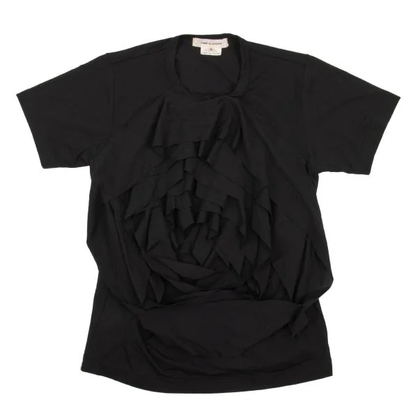 COMME des GARCONS Poly Front Rose Design T shirt K-154126_002