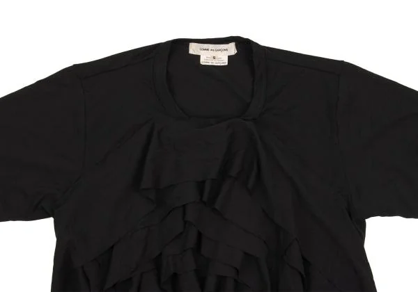 COMME des GARCONS Poly Front Rose Design T shirt K-154126_003
