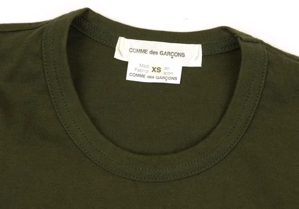コムデギャルソンCOMME des GARCONS 天竺ノースリーブトップス 緑XS K-154147_004