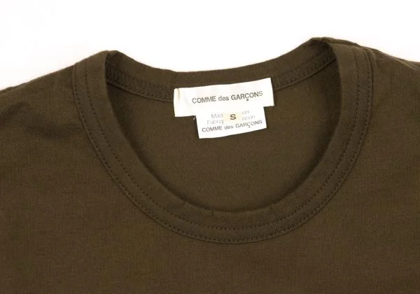 コムデギャルソンCOMME des GARCONS 天竺ノースリーブトップス カーキS K-154148_004